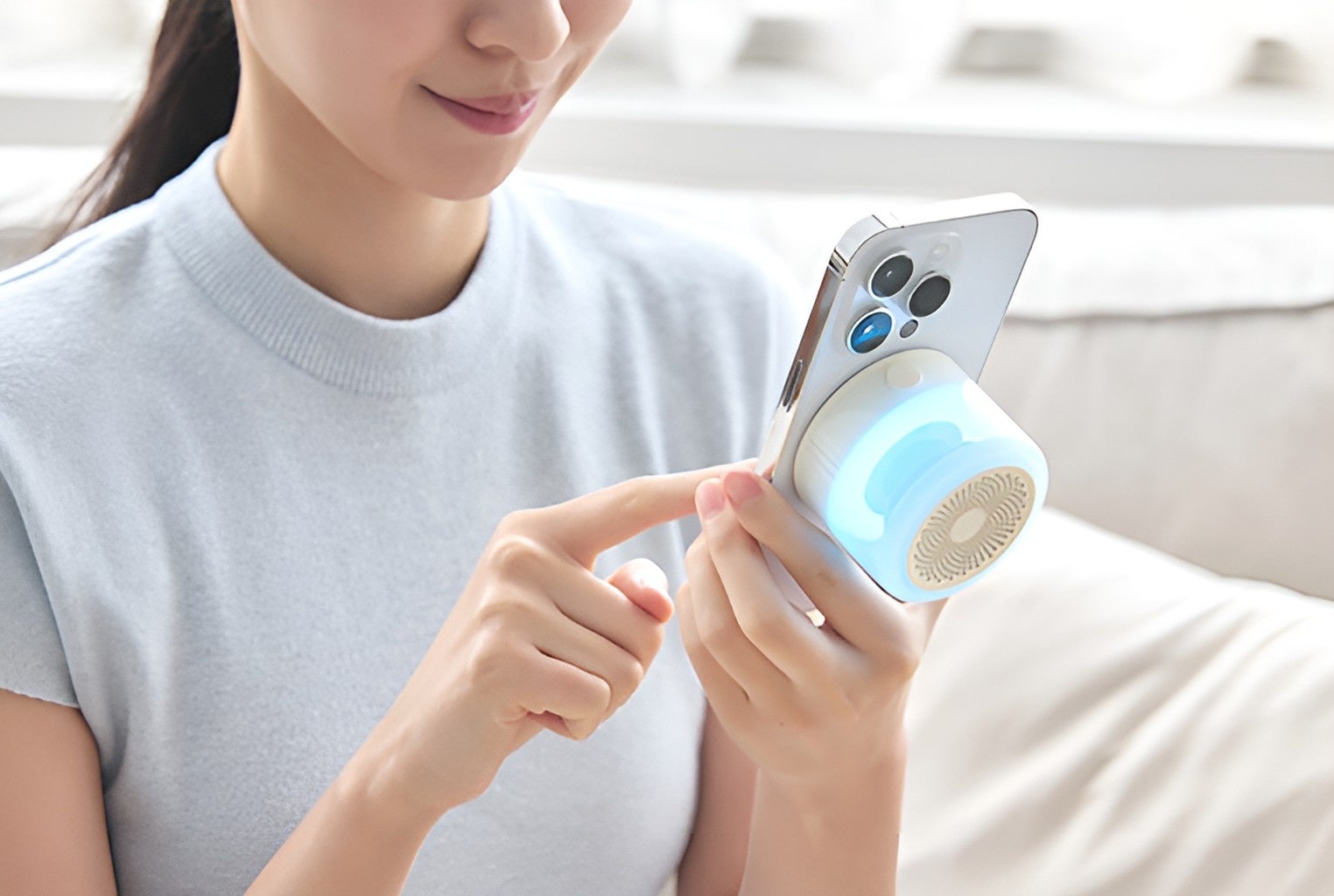 スマホに「くっつく」新感覚スピーカー『LUMEN』登場 - 画像4