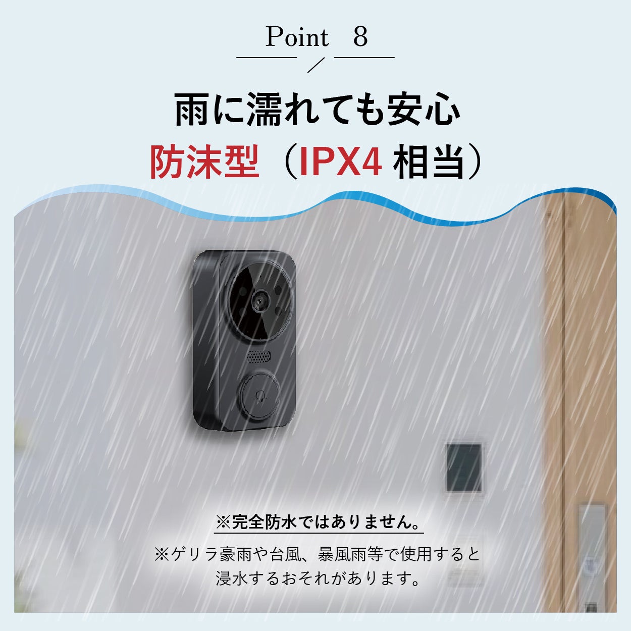 ダイアモンドヘッド、工事不要のカメラ付きコードレステレビドアホンを発売 - 画像12