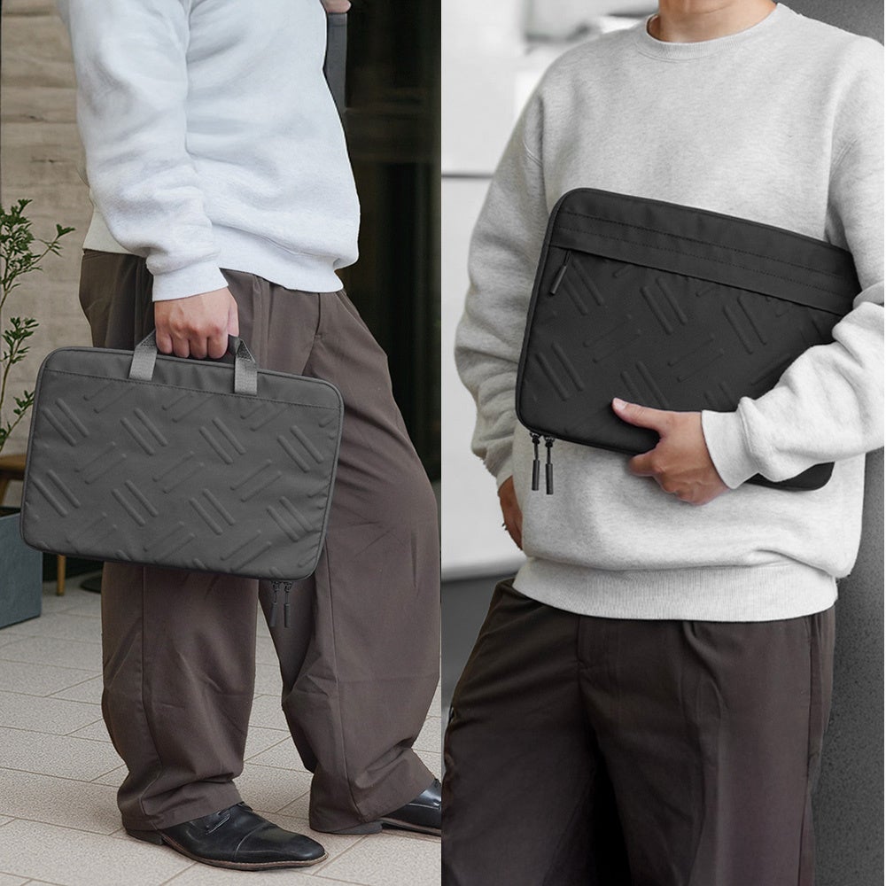 オウルテック、縞鋼板柄のPCケースとポーチを発売 - 画像2