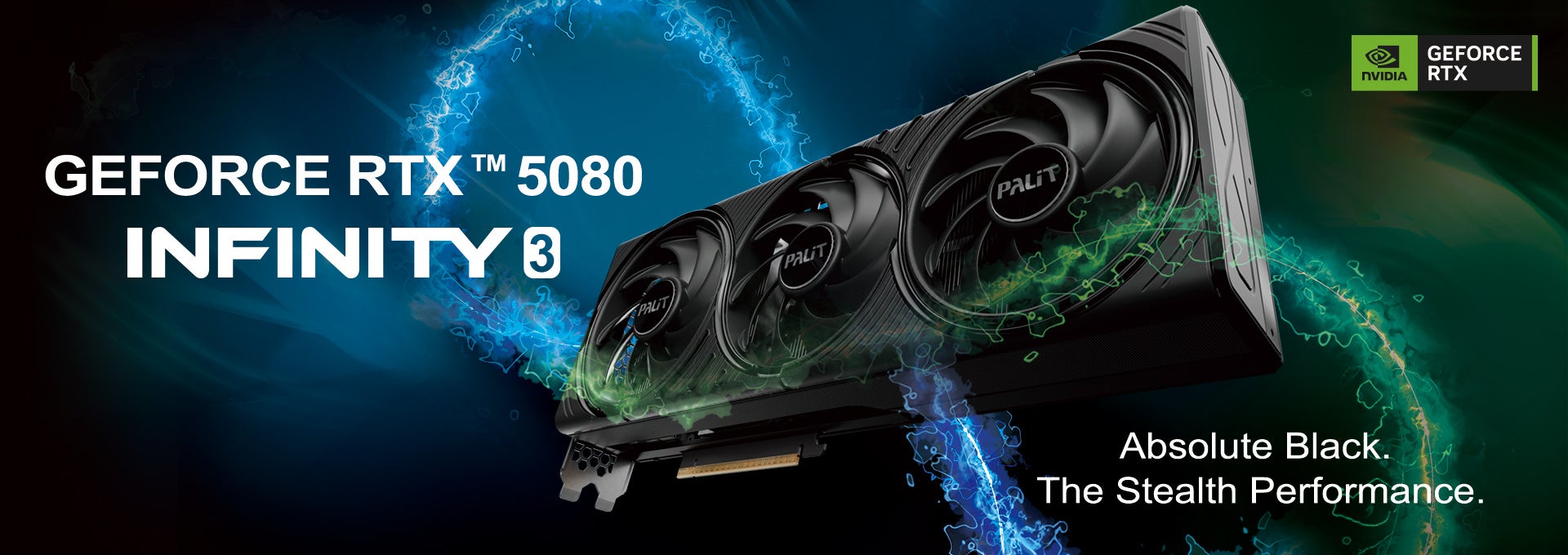 PALIT、オールブラックの「GeForce RTX 5080 Infinity 3」シリーズを発表 - 画像1