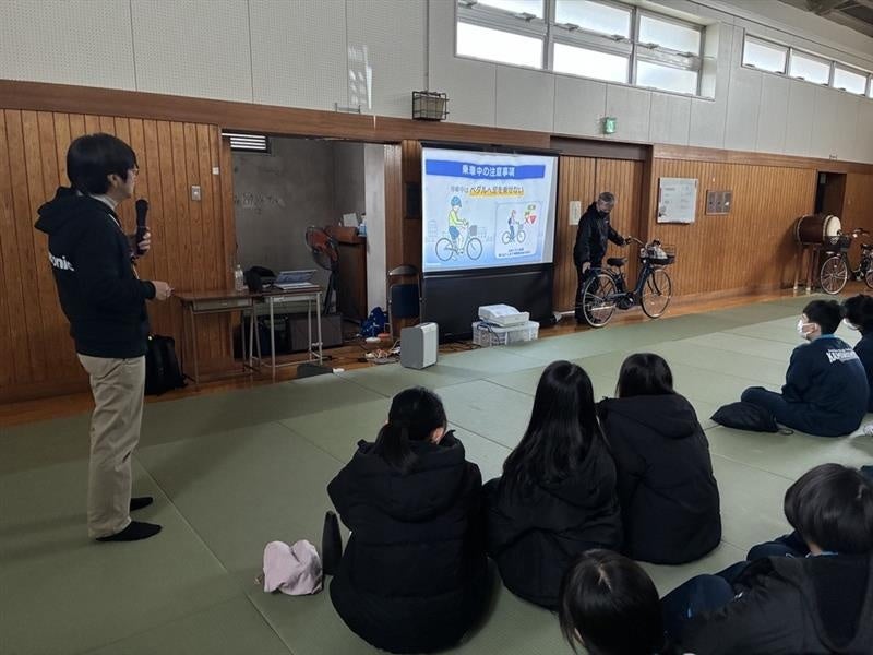 パナソニック、中学校で電動アシスト自転車の安全運動を実施 - 画像3