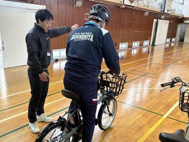 パナソニック、中学校で電動アシスト自転車の安全運動を実施 - 画像4