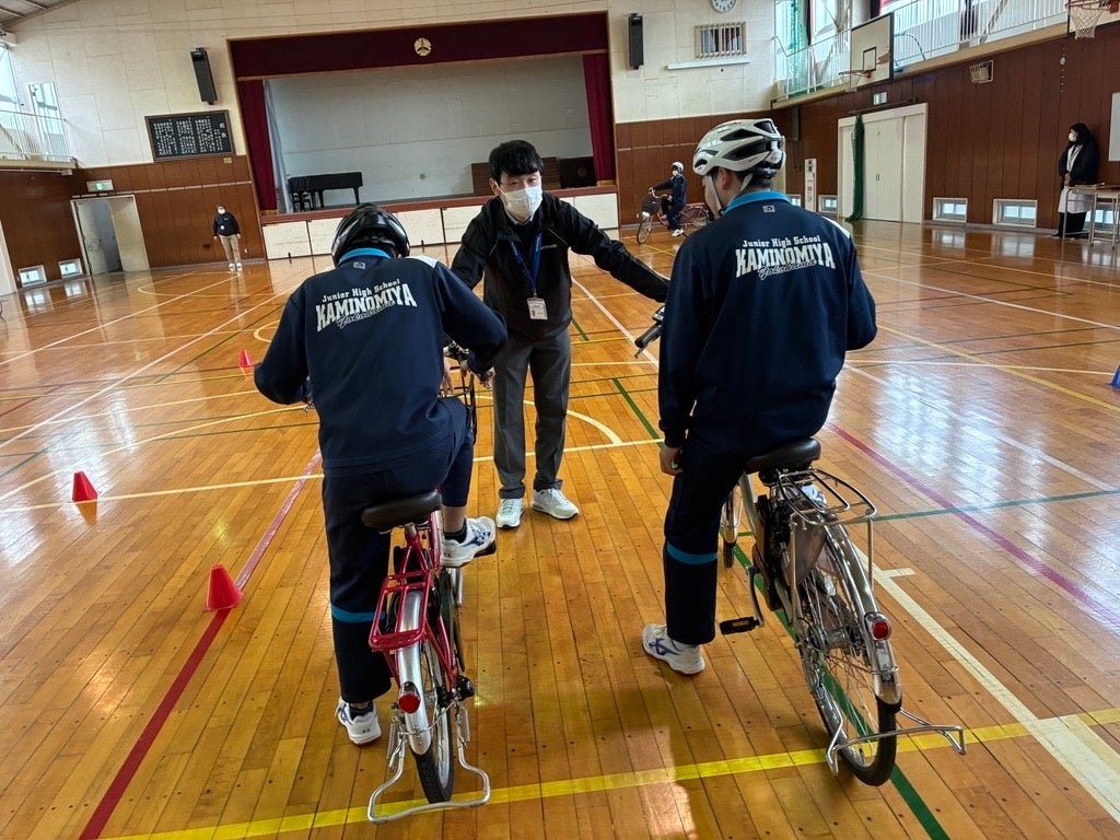 パナソニック、中学校で電動アシスト自転車の安全運動を実施 - 画像6