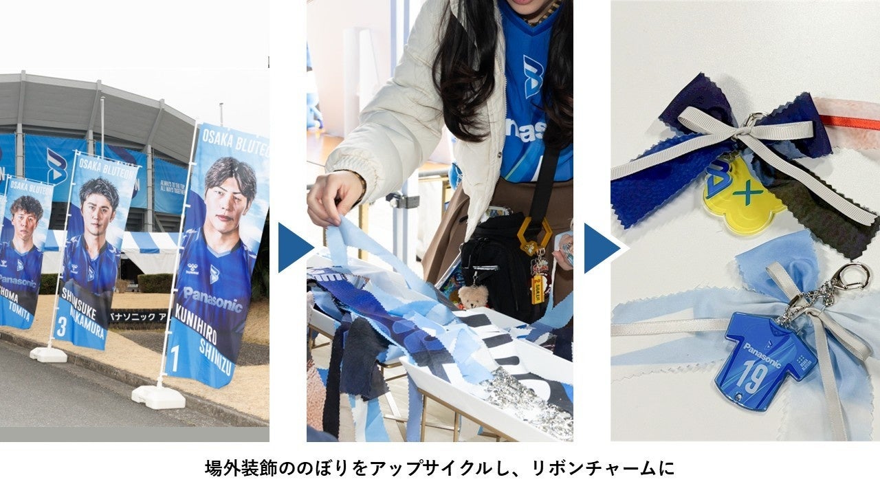 パナソニック スポーツ、試合で使用したシャツでリボンチャームを作る体験イベントを開催 - 画像2