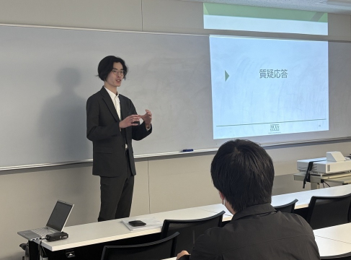 PE-BANK大塚さん、母校で「社会人の働き方」講演 - 画像1