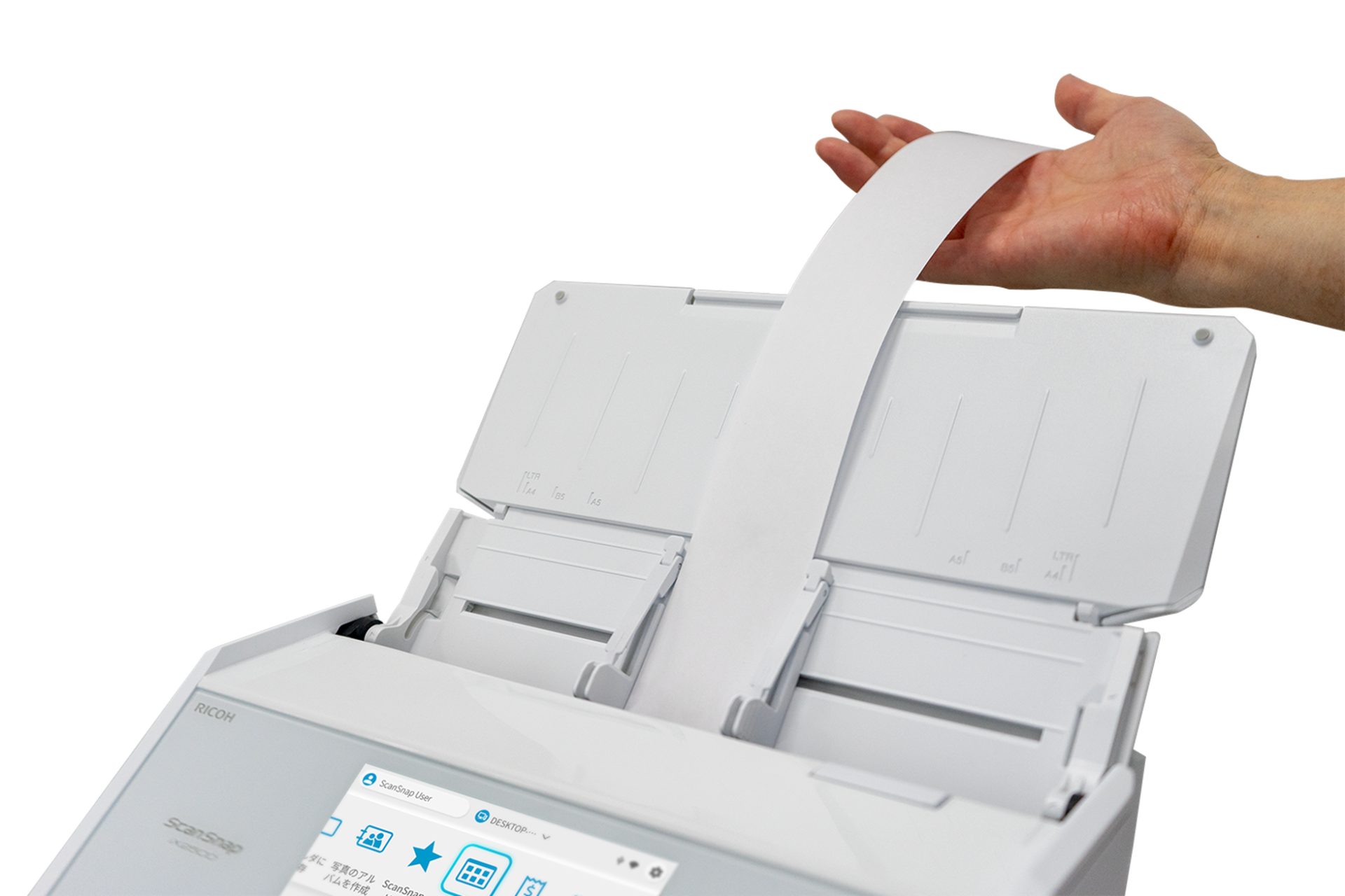 ScanSnap iX2500、ネットワークフォルダーへの直接保存で検索可能なPDF対応などアップデート - 画像3