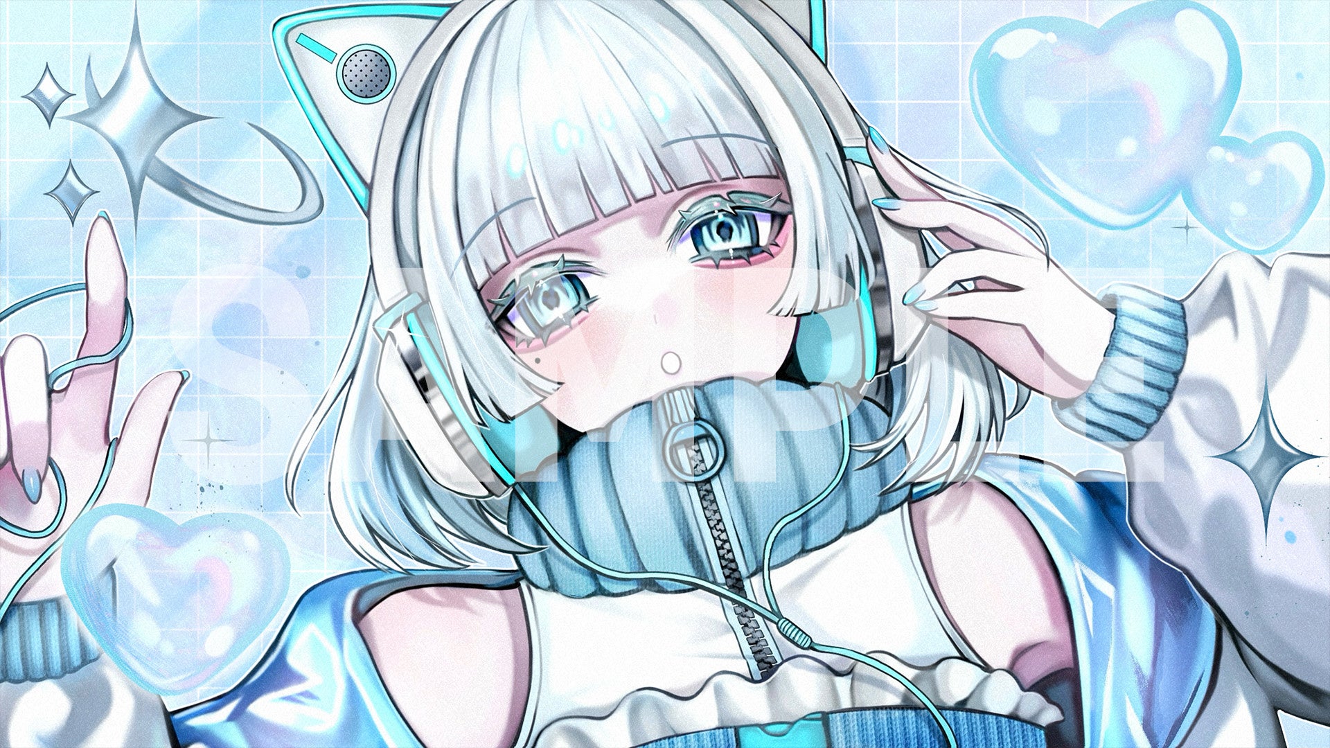 Pixio、槇島氏の描き下ろしイラストを「PX249 Wave」シリーズに採用 コラボ第10弾 - 画像6