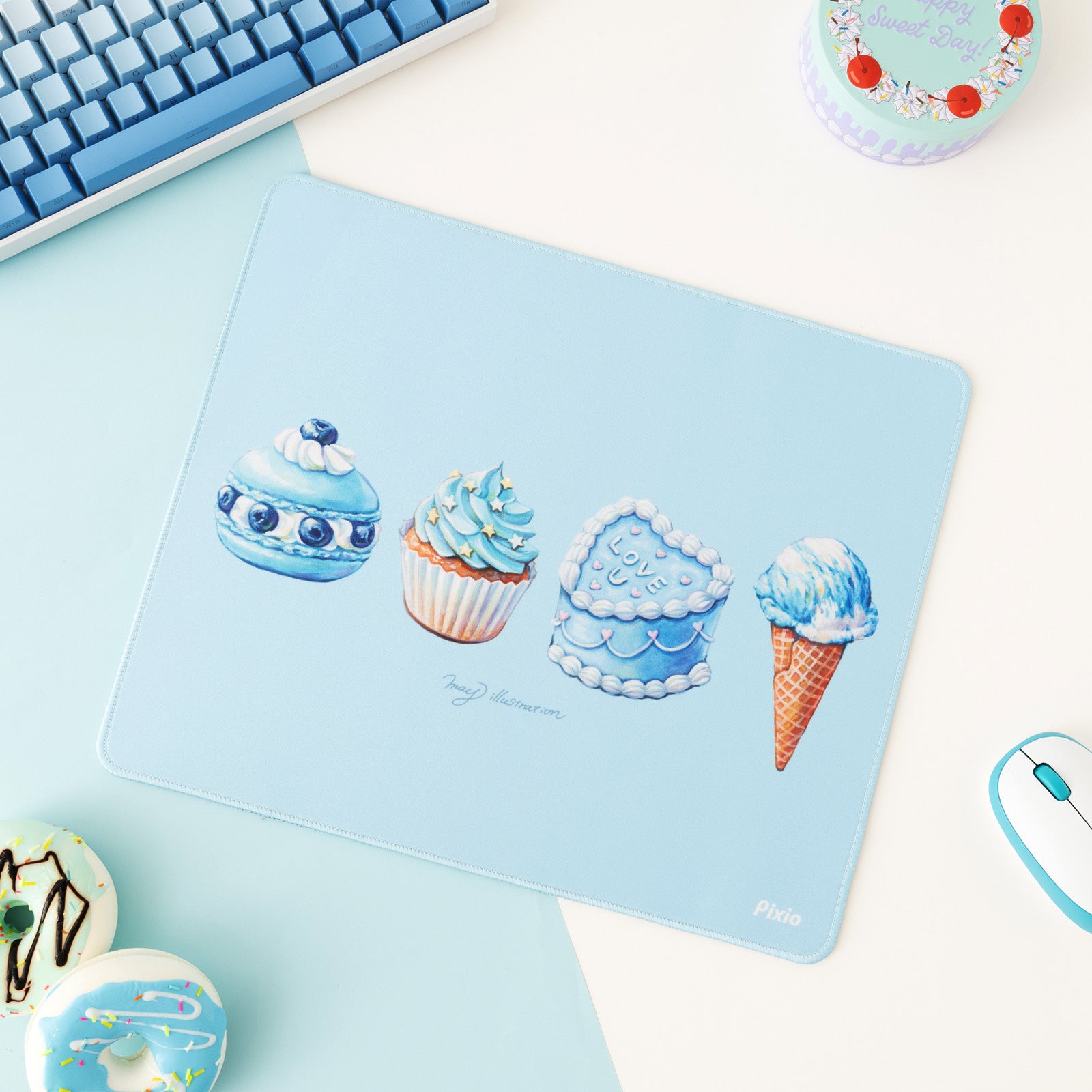 Pixio、イラストレーターmayとコラボしたマウスパッドを発売 - 画像3
