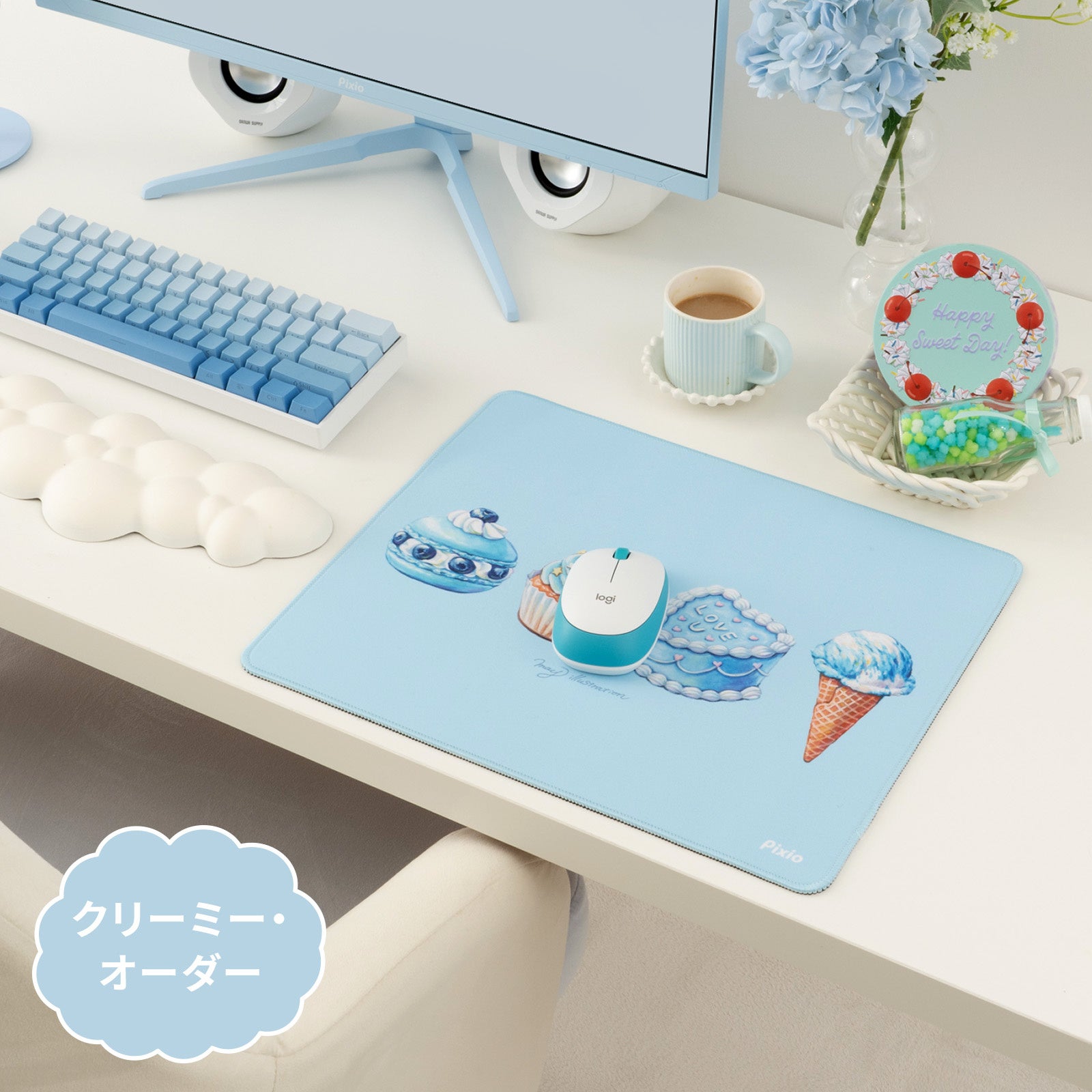 Pixio、イラストレーターmayとコラボしたマウスパッドを発売 - 画像4