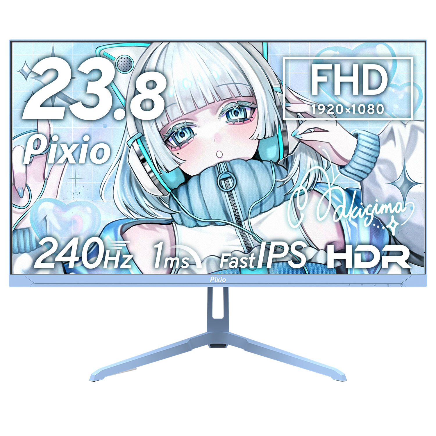 Pixio、240Hz対応23.8インチゲーミングモニター『PX249 Wave』を8色展開 - 画像7