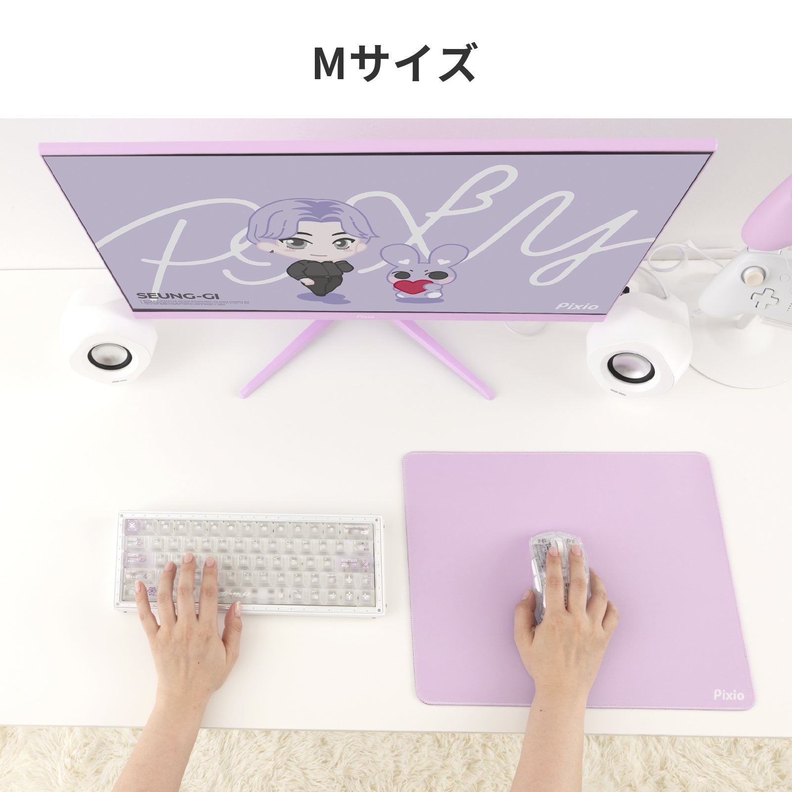 Pixio、モニターと色を合わせるゲーミングマウスパッド「PXMPWシリーズ」を発売 - 画像7