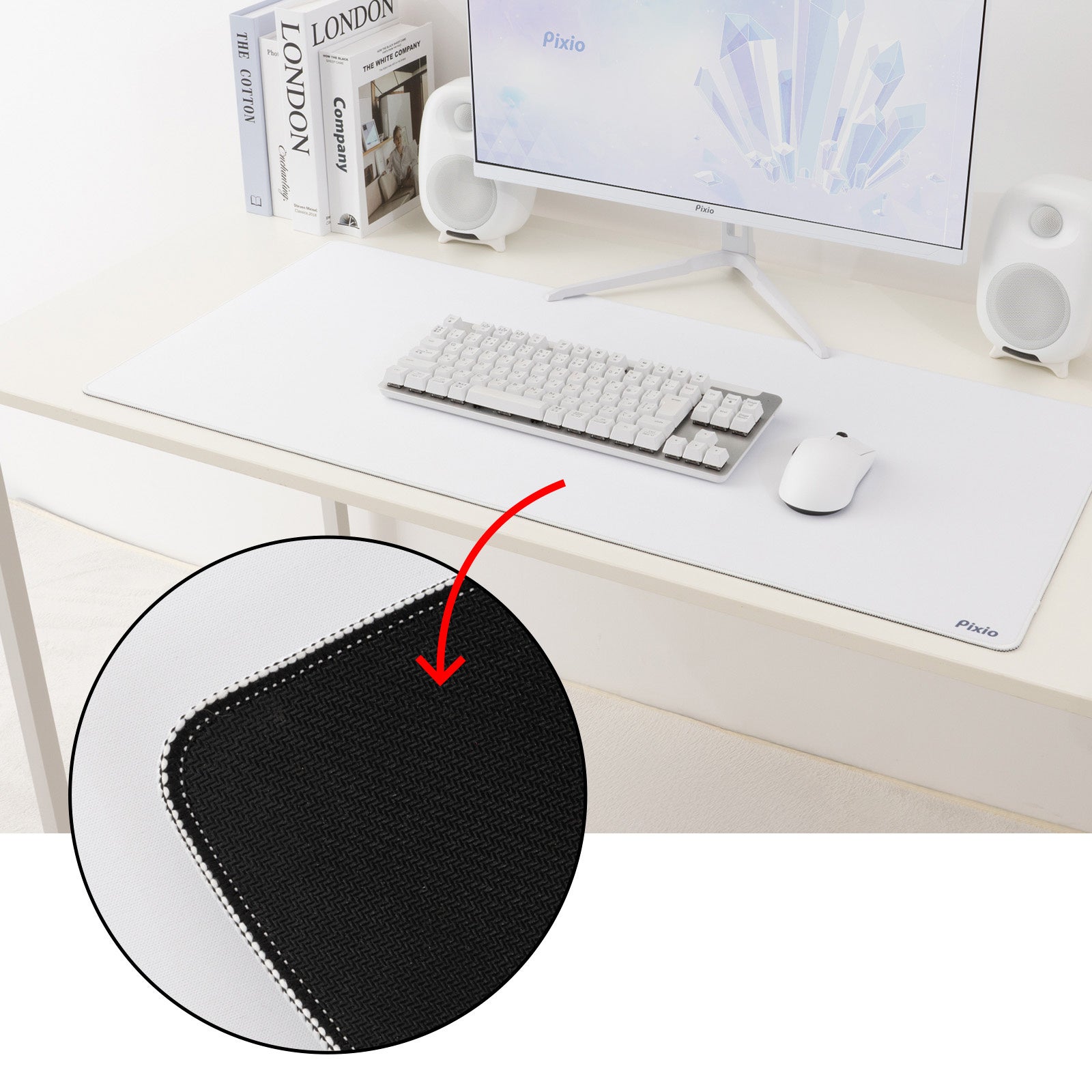 Pixio、モニターと色を合わせるゲーミングマウスパッド「PXMPWシリーズ」を発売 - 画像9