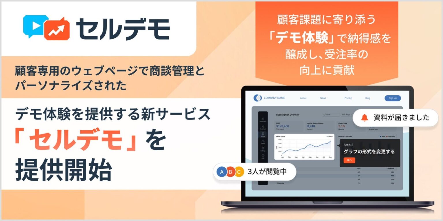 プラスアルファ・コンサルティング、BtoB営業支援サービス「セルデモ」を提供開始