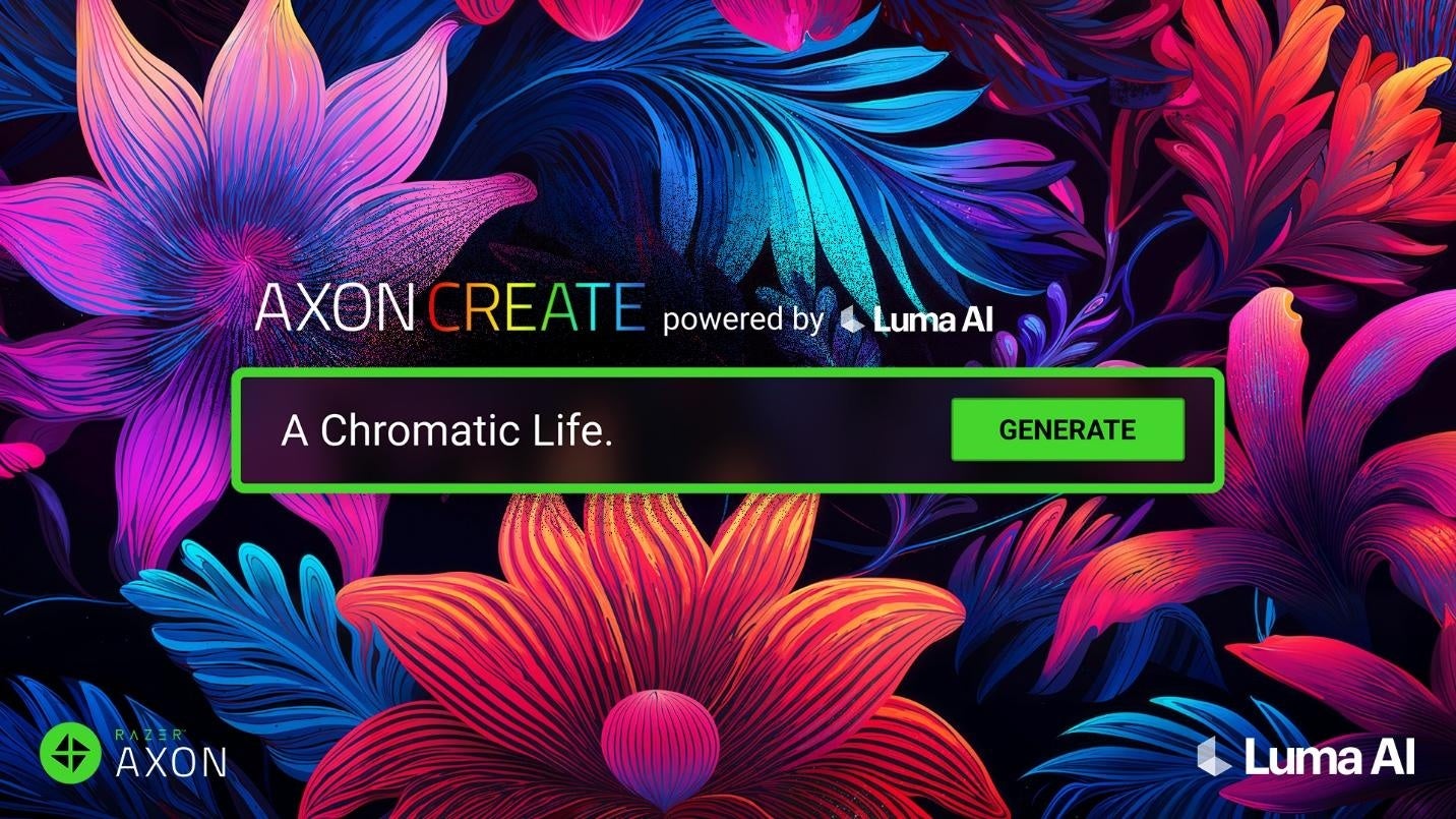 Razer、Axon Wallpaper EngineにAI壁紙生成機能を追加 - 画像1