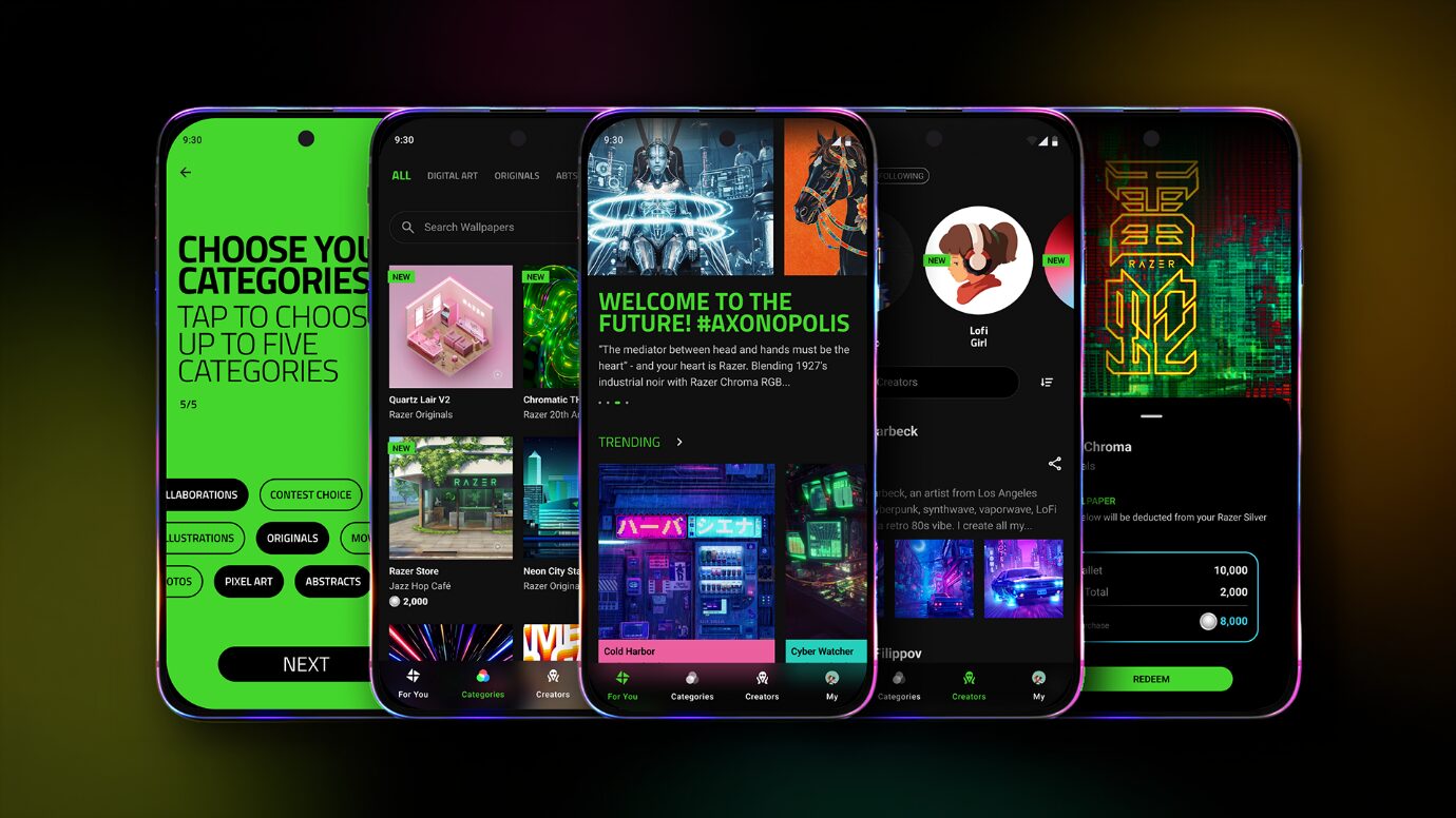 Razer、Android向け壁紙アプリ「Razer Axon Wallpaper Engine」のモバイル版を発表|Androidで楽しむ没入型壁紙体験