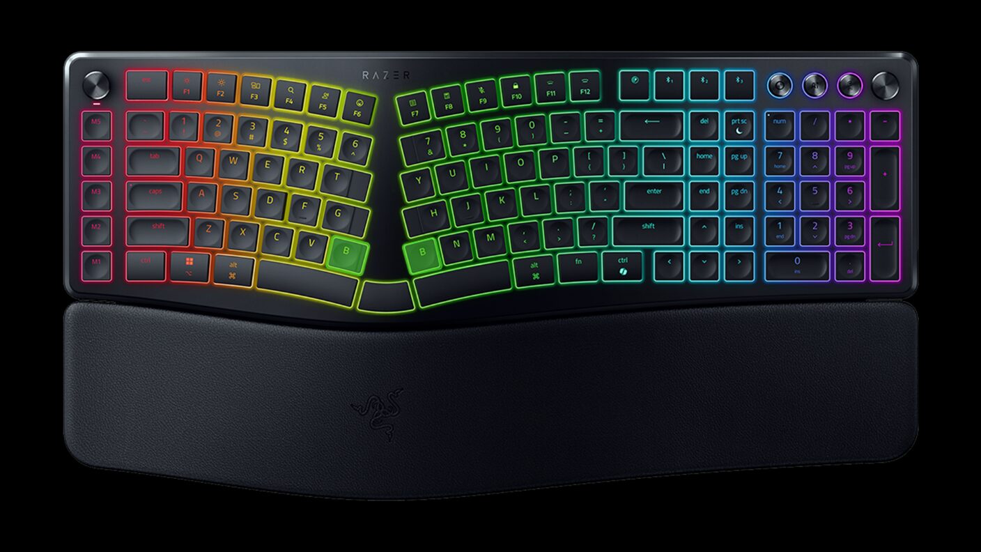 Razer、分割エルゴノミックキーボード『Pro Type Ergo』発表 29,980円で4月7日発売 - 画像1