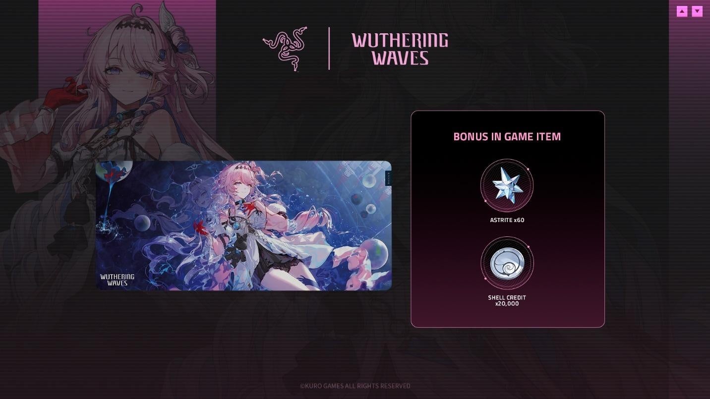 Razer、オープンワールドRPG『鳴潮』コラボのゲーミングデバイスを発表｜精密な操作を支えるマウスとマウスマット
