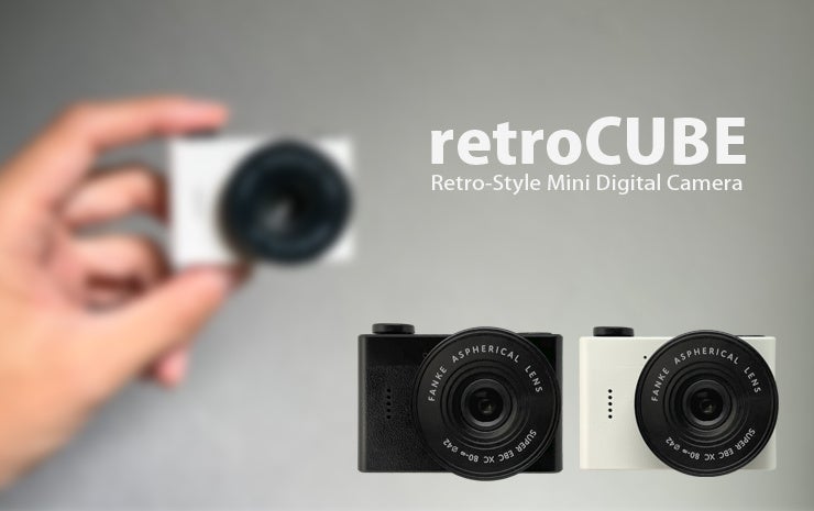 レトロな写真が撮れるミニカメラ「retroCUBE」が販売開始 - 画像1
