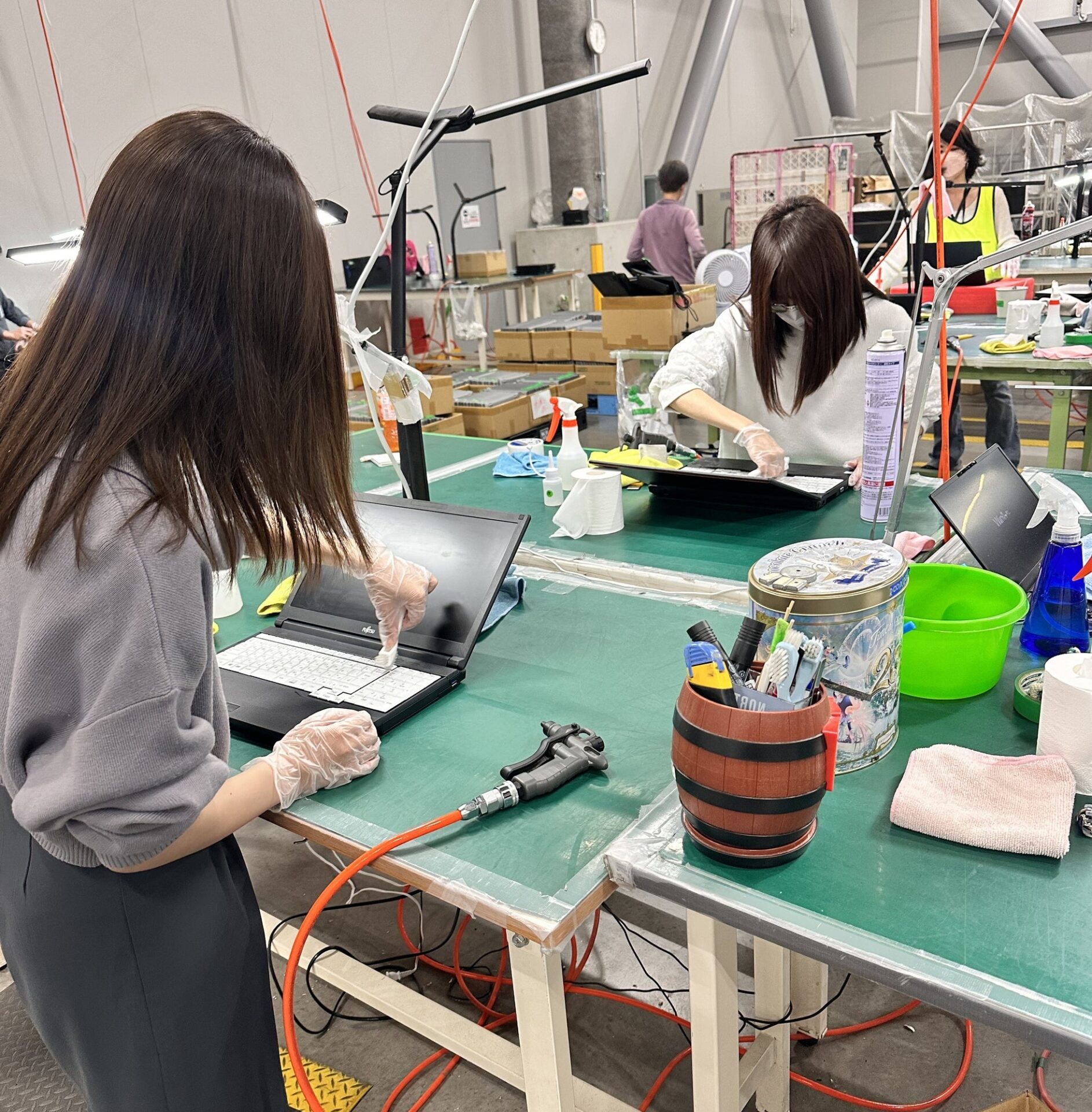 リングロー、新入社員がPCを整備する「起動式」を実施 - 画像2