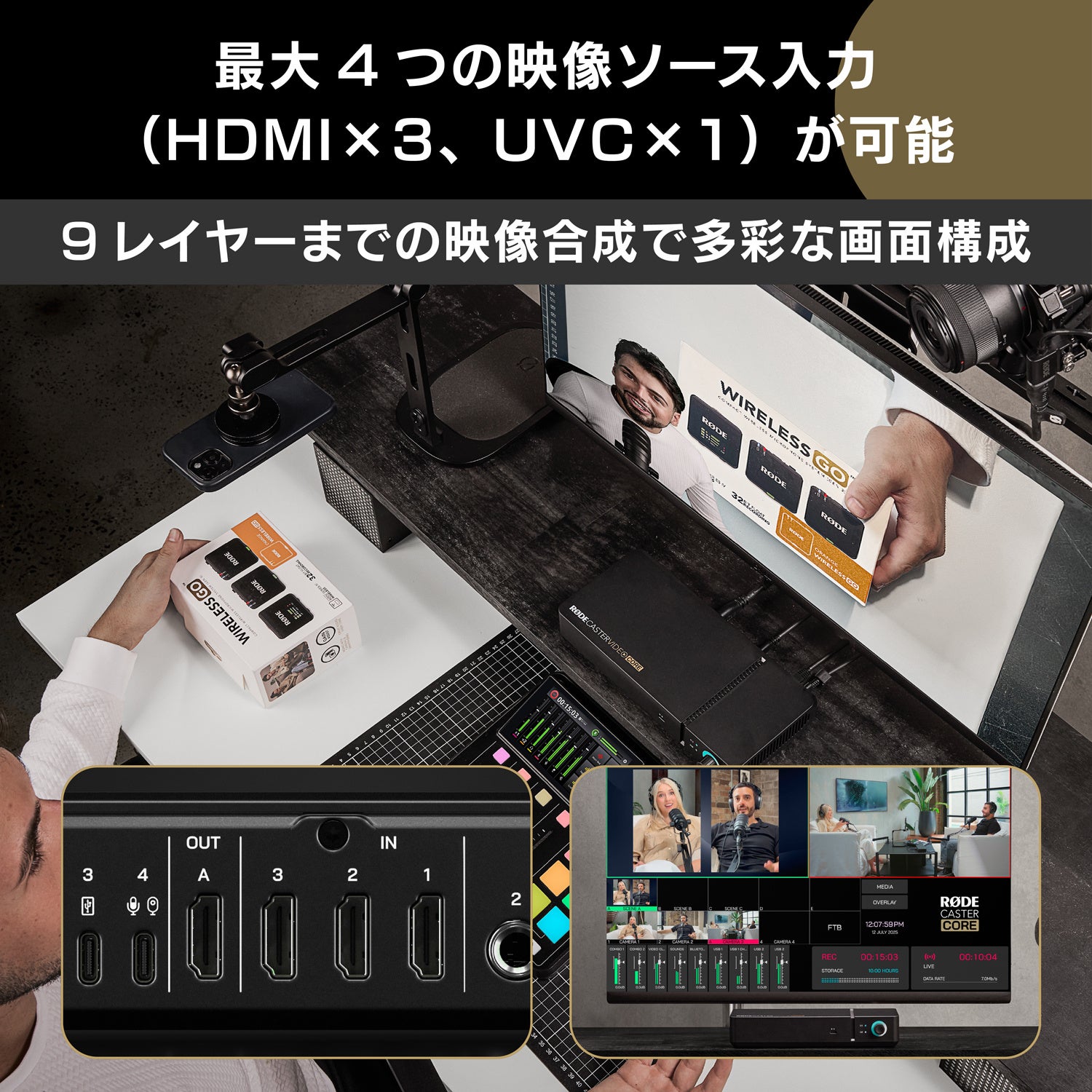 RØDE、ボックス型HDMIスイッチャー「RØDECaster Video Core」を発売 - 画像9