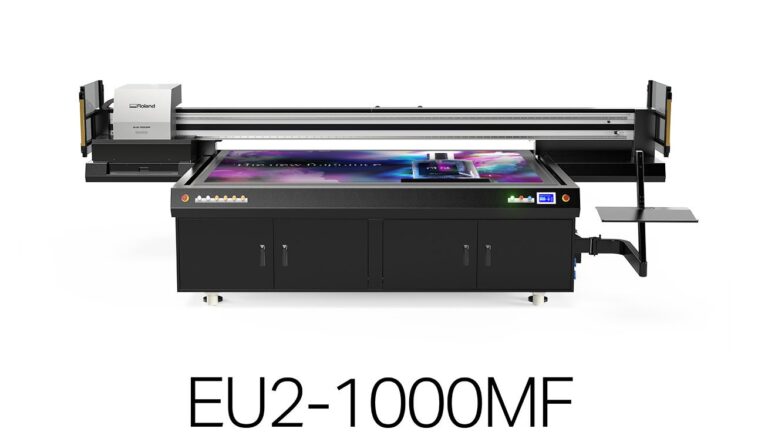 ローランド ディー.ジー.、大判UVフラットベッドプリンター「EU2-1000MF」を発売