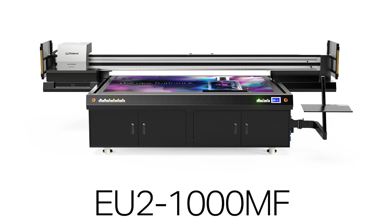 ローランド ディー.ジー.、大判UVフラットベッドプリンター「EU2-1000MF」を発売 - 画像1