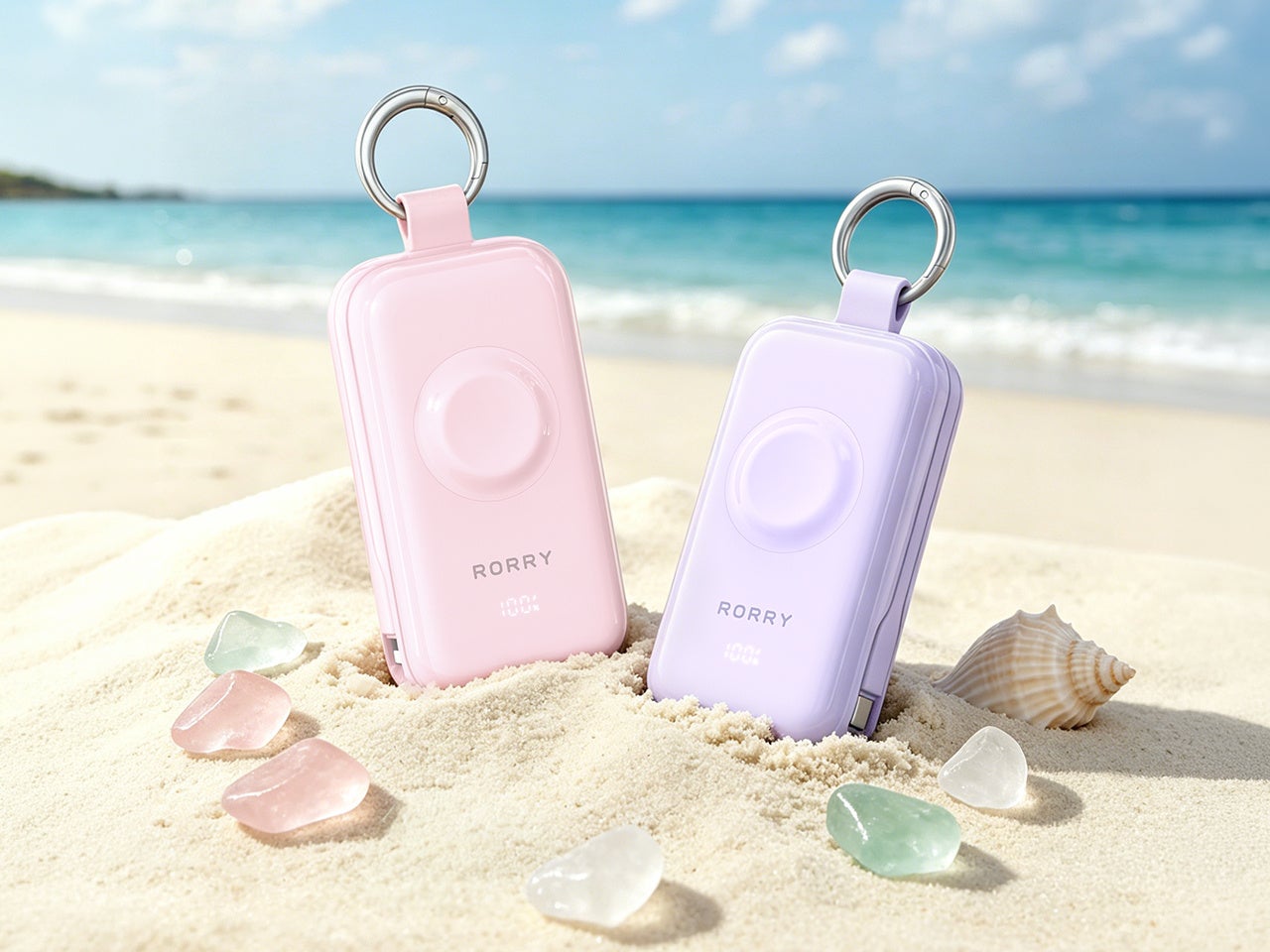 RORRY、カラビナ付きモバイルバッテリー「CharmGo」全6機種を展開 - 画像2