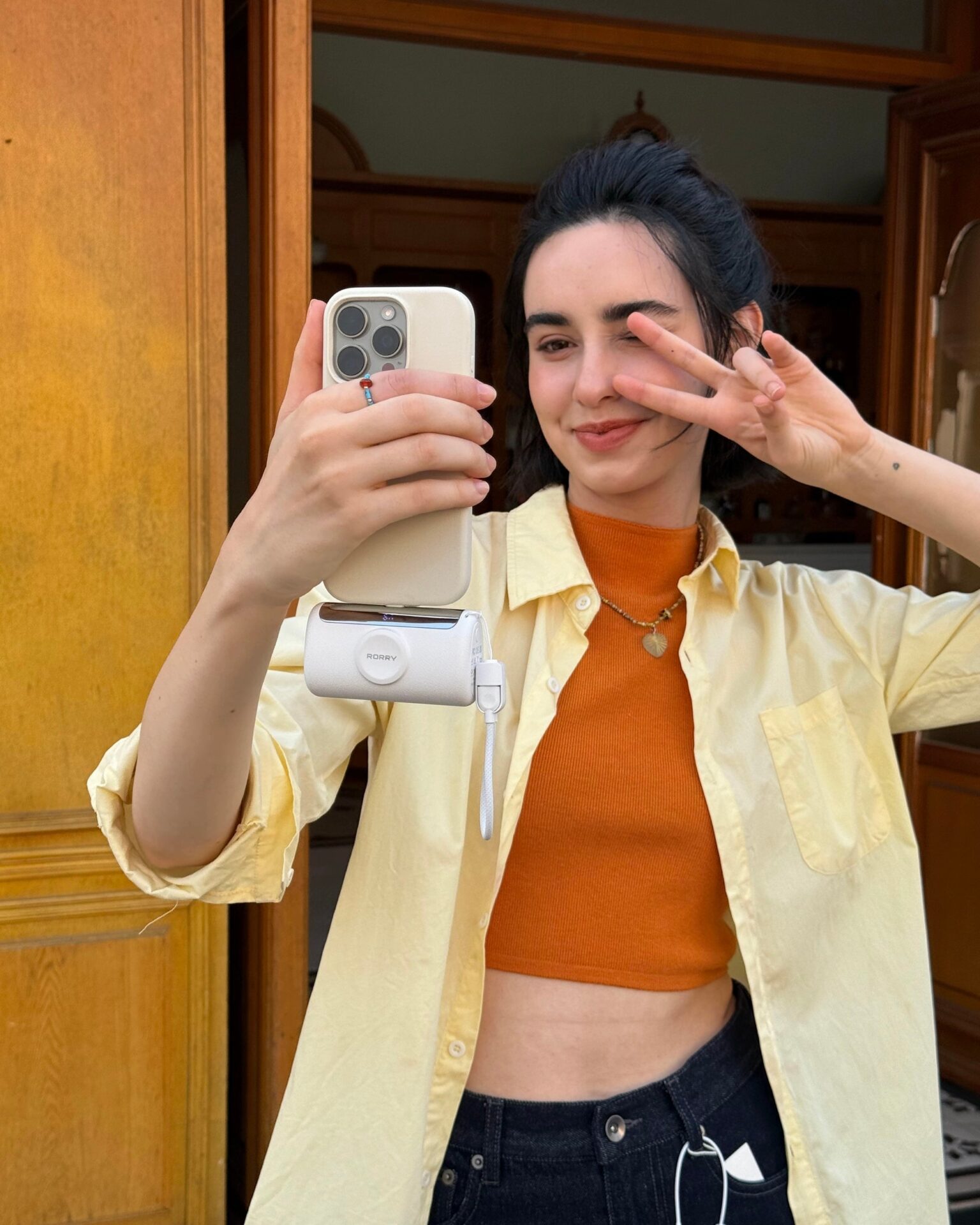 RORRY、USB-C一体型モバイルバッテリー「PalmGo」を発表 - 画像2