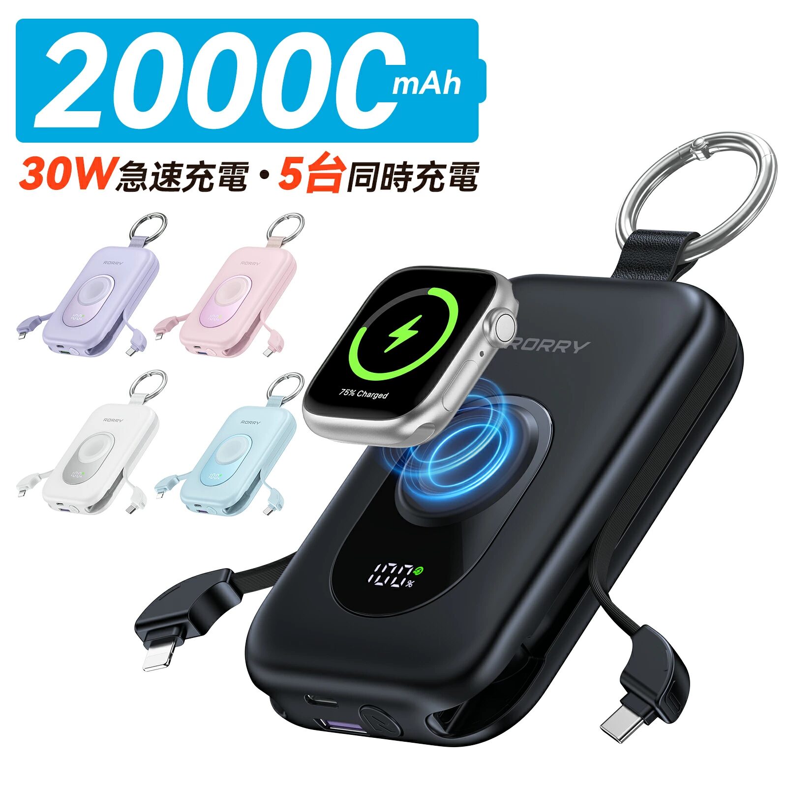 RORRY、楽天スーパーSALEでモバイルバッテリーなどを割引販売 - 画像3