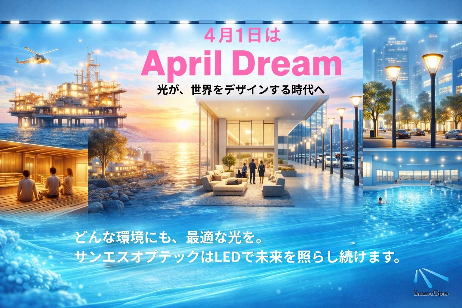 サンエスオプテック、April Dreamで「光が世界をデザインする時代」を宣言 - 画像1