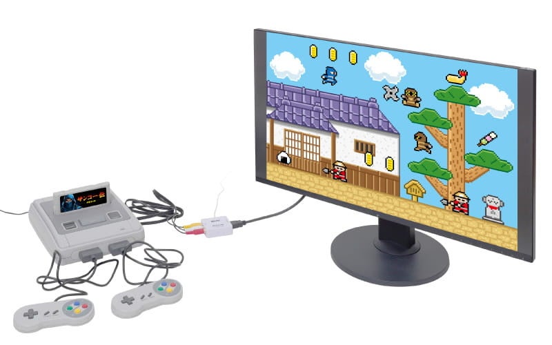 レトロゲームやVHSが蘇る！コンポジット信号をHDMI変換アダプタ - 画像1