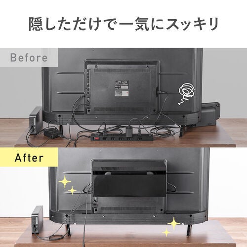 サンワダイレクト、テレビ裏設置可能なケーブルボックスを発売 - 画像5