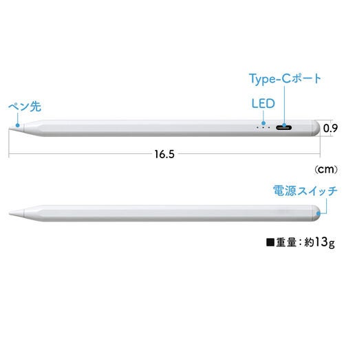 サンワダイレクト、iPad専用の極細スタイラスペン「200-PEN041」を発売 - 画像12