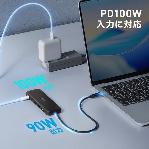 サンワダイレクト、厚さ12mmの薄型5-in-1 USB-Cハブを発売 - 画像12