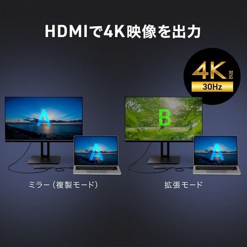 サンワダイレクト、厚さ12mmの薄型5-in-1 USB-Cハブを発売 - 画像9