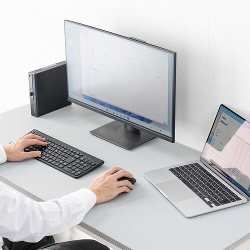 サンワダイレクト、液晶画面搭載の多機能エルゴマウスを発売|作業効率を高める8ボタンとエルゴノミクス形状