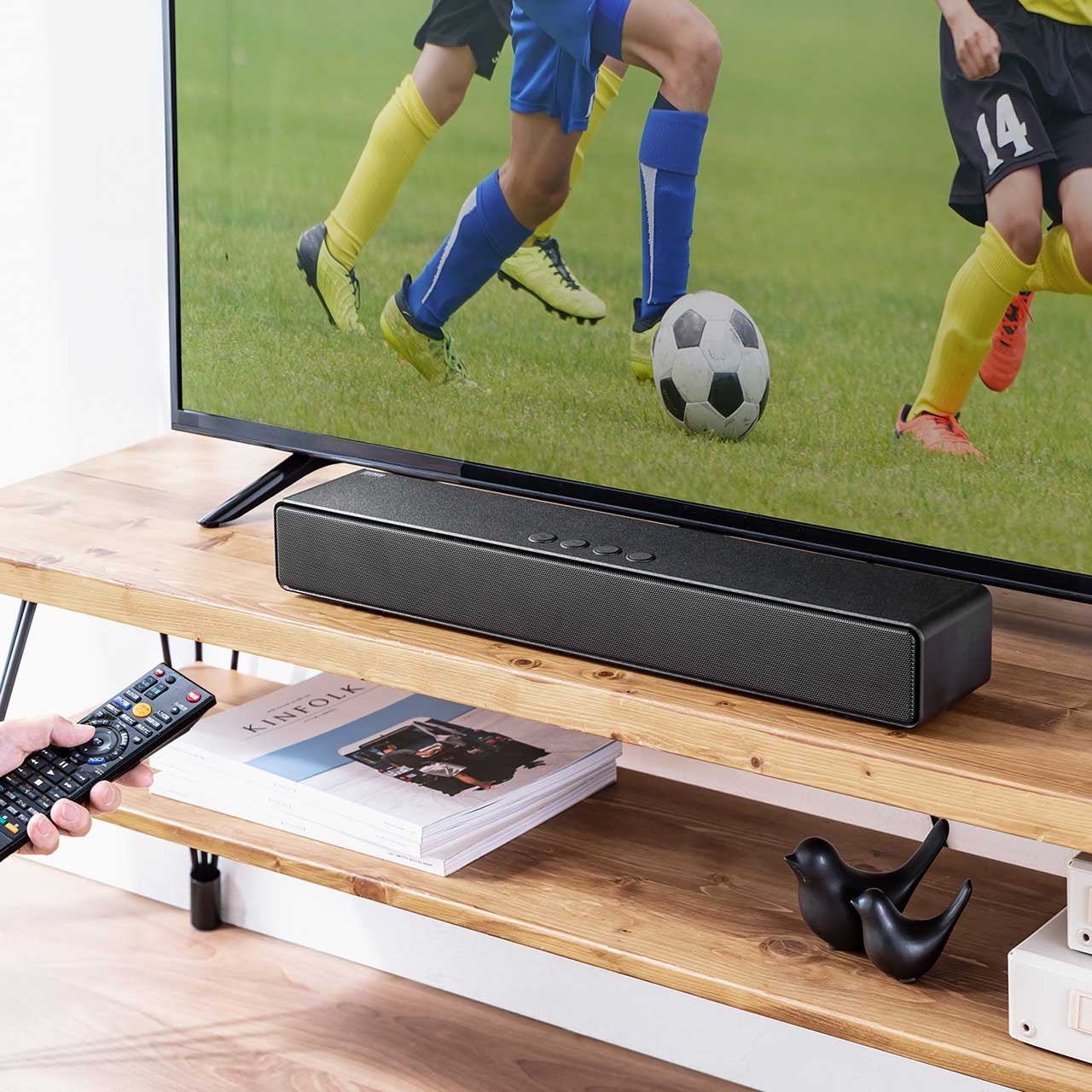 サンワダイレクト、HDMI接続対応の幅50cmコンパクトサウンドバーを発売 - 画像9