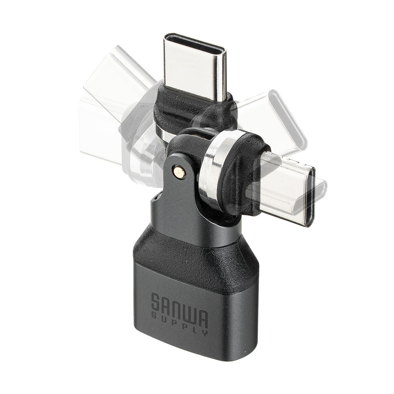 サンワダイレクト、540度回転するUSB A to C変換アダプタを発売 - 画像6