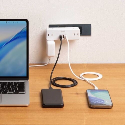 サンワダイレクト、PD対応9ポート直挿し電源タップを発売 - 画像2