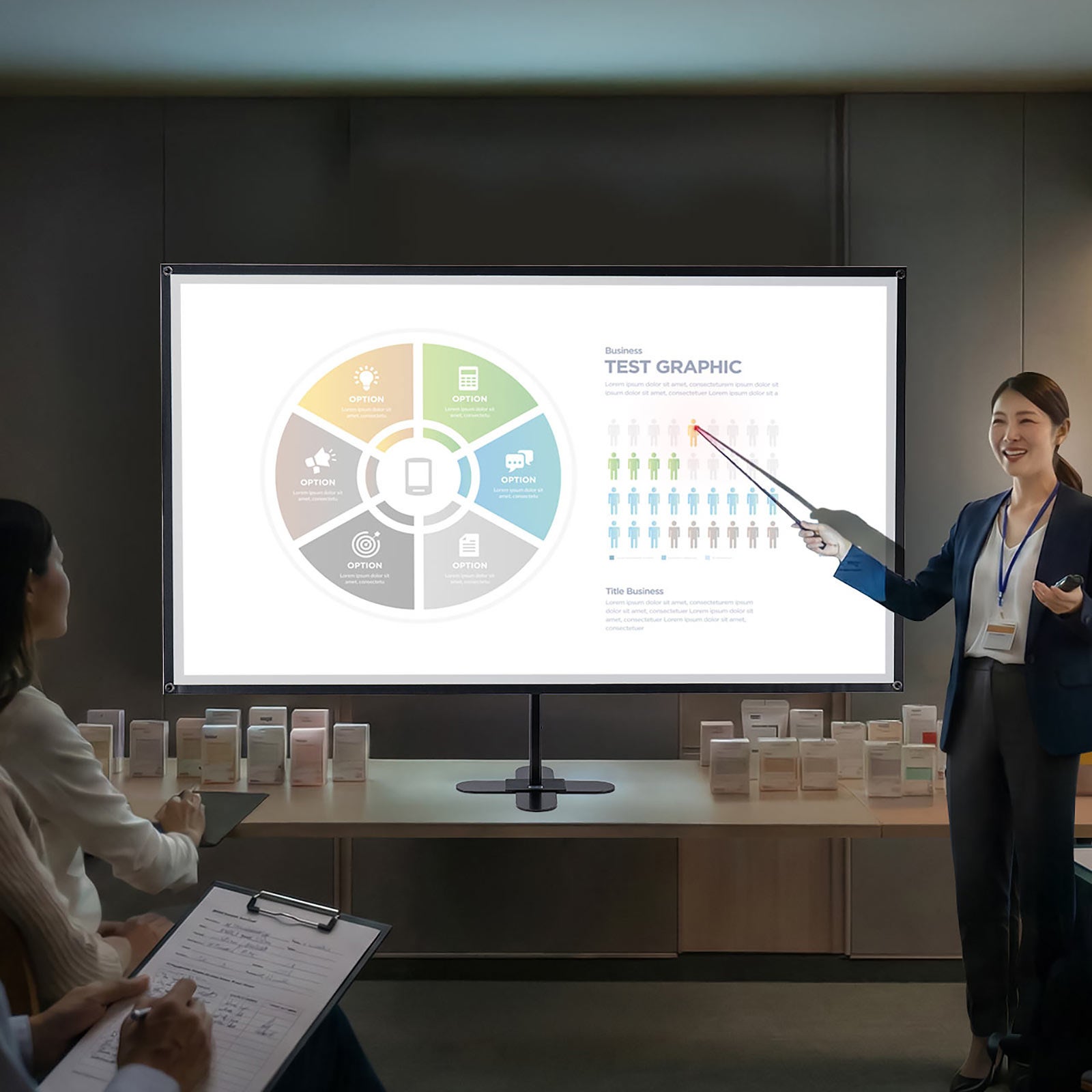 サンワダイレクト、80インチ対応の4Kモバイルスクリーンを発売 - 画像3