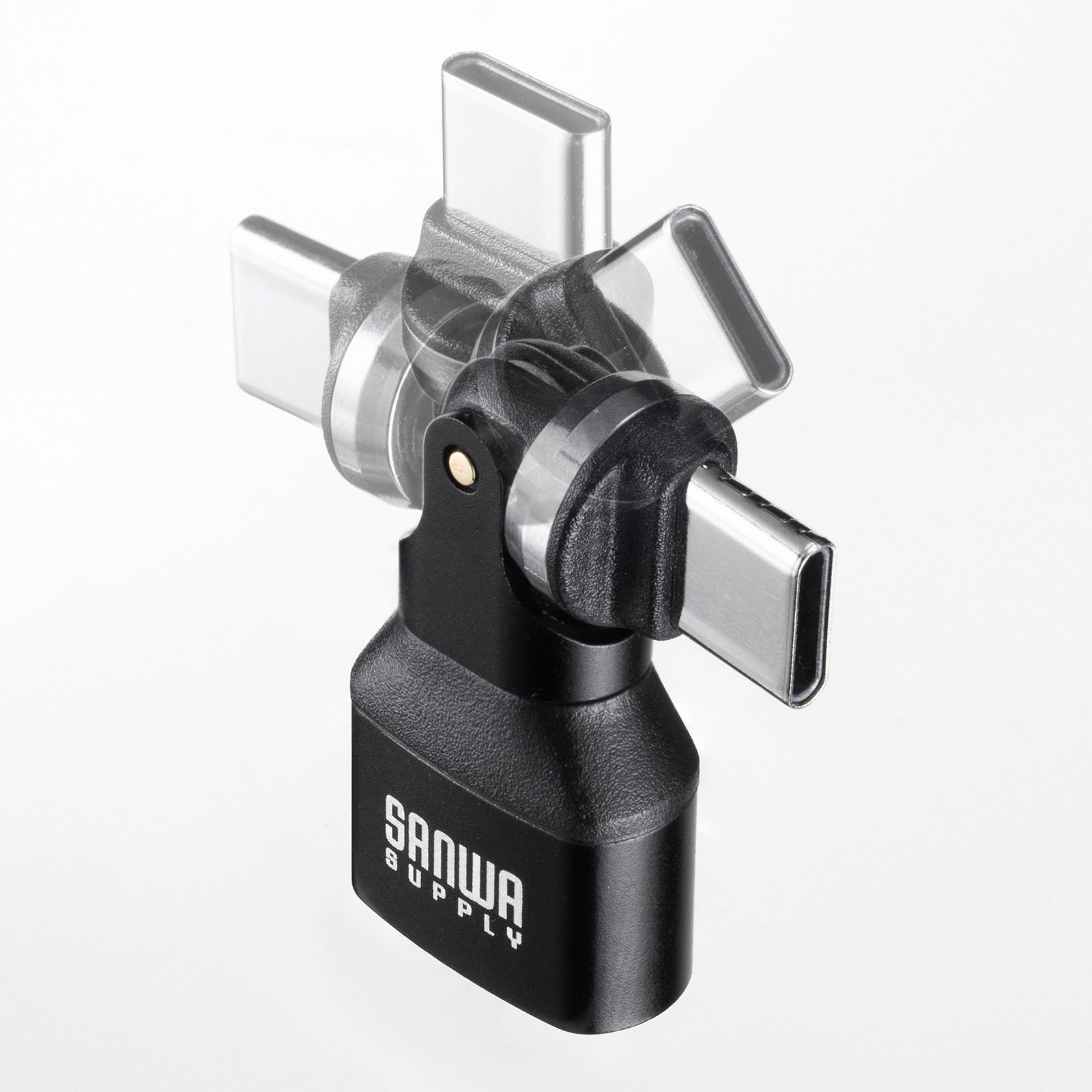 サンワサプライ、コネクタが540度回転するUSB-C変換アダプタを発売 - 画像5