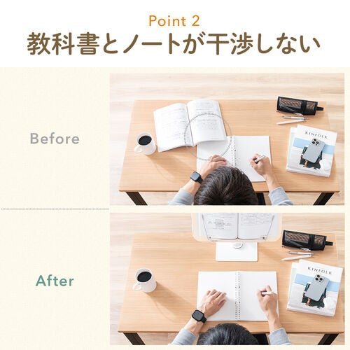 サンワダイレクト、360度回転と高さ調整に対応した書見台を発売｜コンパクトに収納可能な折りたたみ式