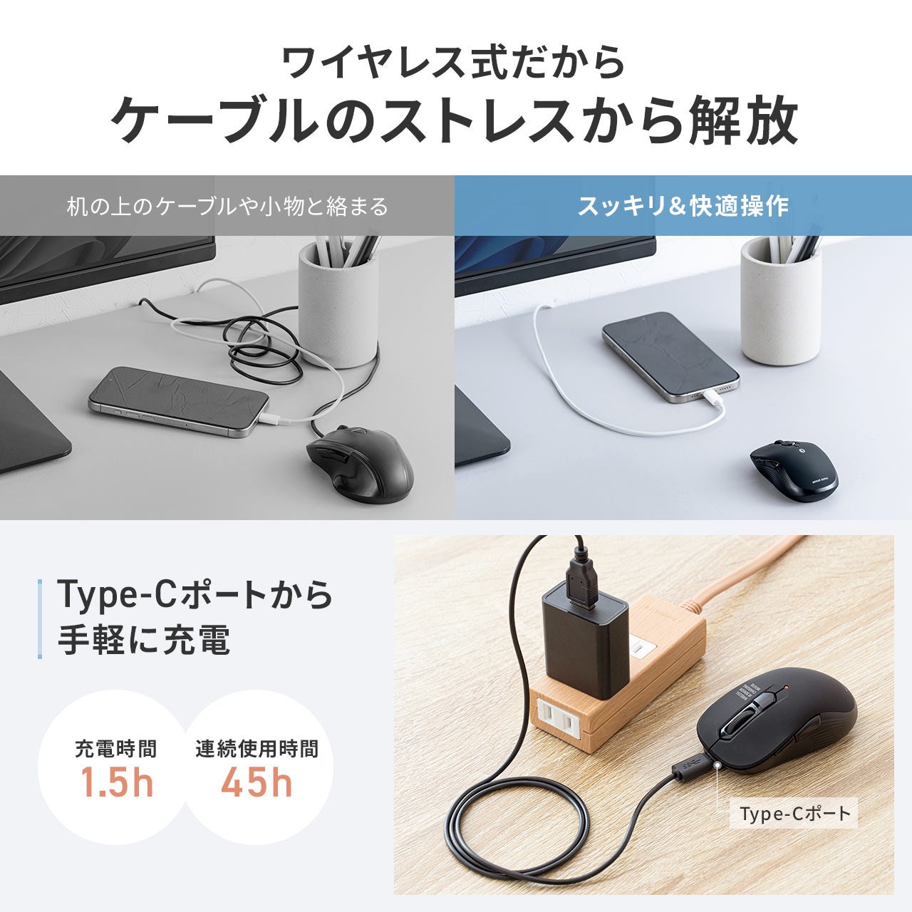 サンワダイレクト、カードサイズの小型モバイルマウス4シリーズを発売|静音設計と作業効率を高める5ボタン仕様