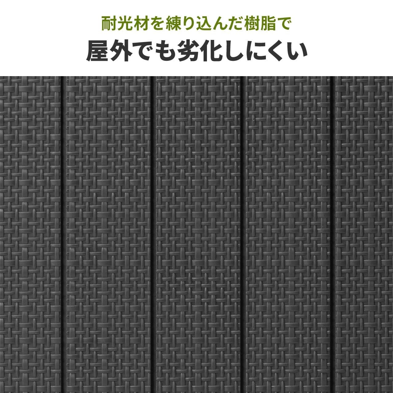 サンワダイレクト、屋外用大容量収納コンテナ「100-FC003BK」を発売 - 画像9