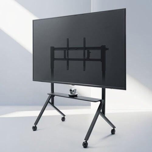 サンワダイレクト、86インチまで対応の手動昇降キャスター付きテレビスタンドを発売 - 画像2