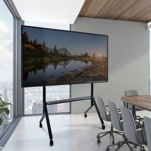 サンワダイレクト、86インチまで対応の手動昇降キャスター付きテレビスタンドを発売 - 画像8