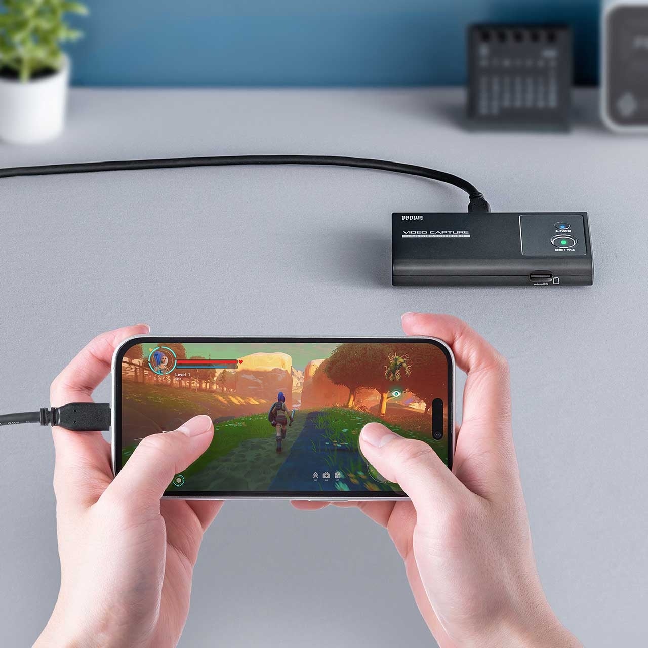 サンワダイレクト、パソコン不要のUSB-Cビデオキャプチャーを発売 - 画像2