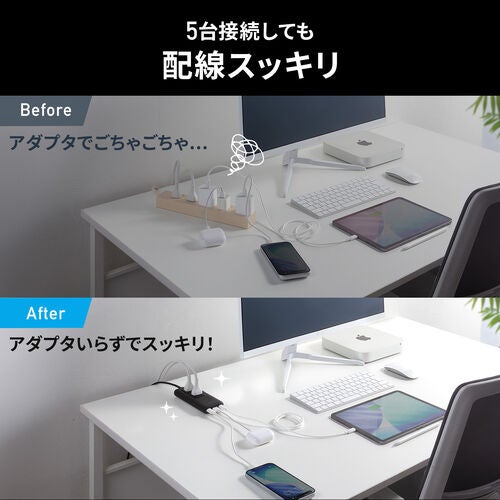 サンワダイレクト、厚さ18mmの65W対応超薄型電源タップを発売 - 画像8