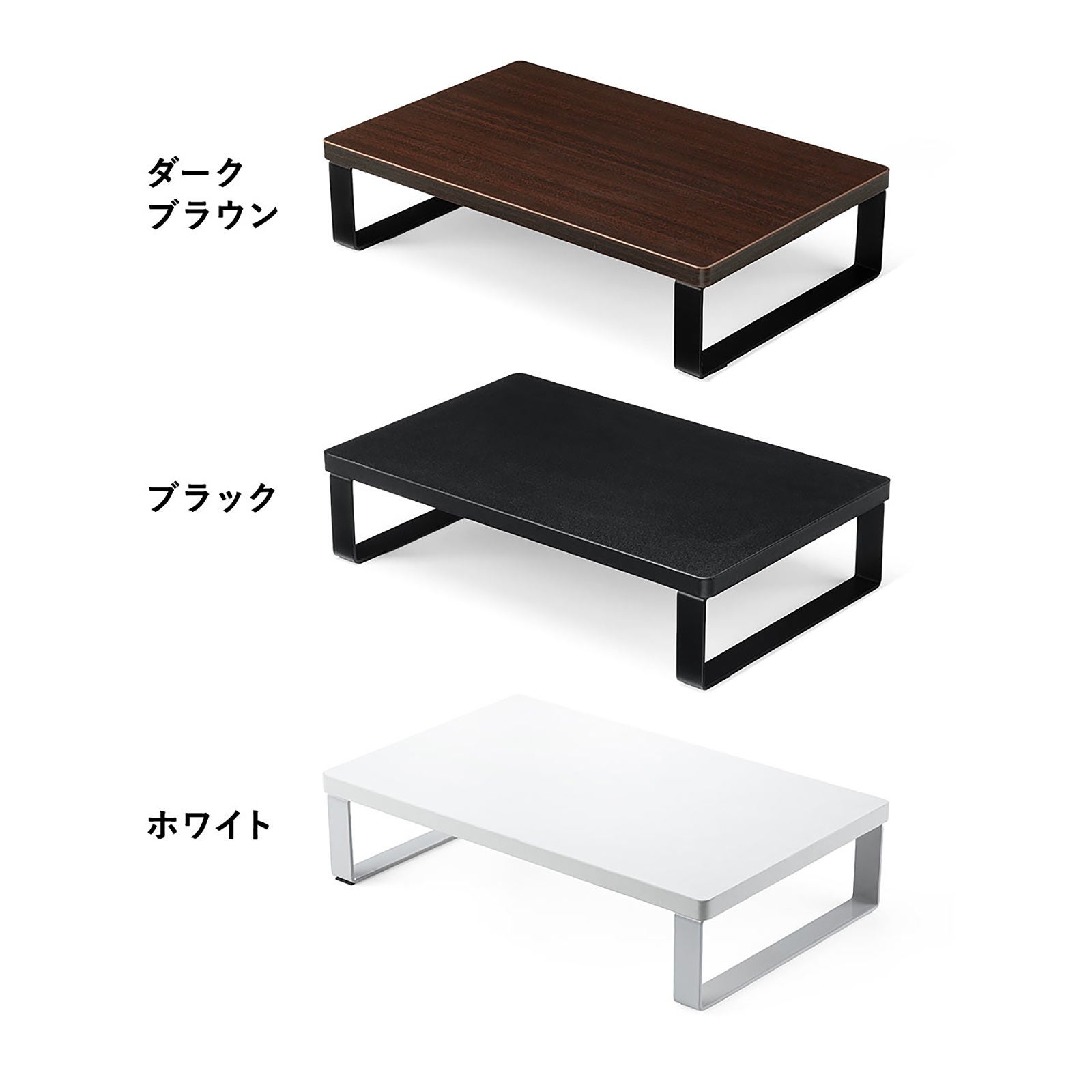 サンワダイレクト、幅40cmの省スペース木製モニター台を発売 - 画像4