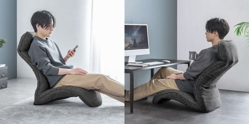 サンワダイレクト、ソファのような座り心地の折り畳み座椅子を発売 - 画像2